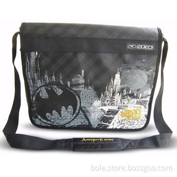 Synthetic Leather Briefcase with Nice Print, Embroidery Logo, Rubber Patch Label, OEM/ODM Offered